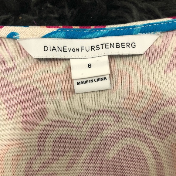 Diane Von Furstenberg Kaden Dress Size 6 - Picture 4 of 6